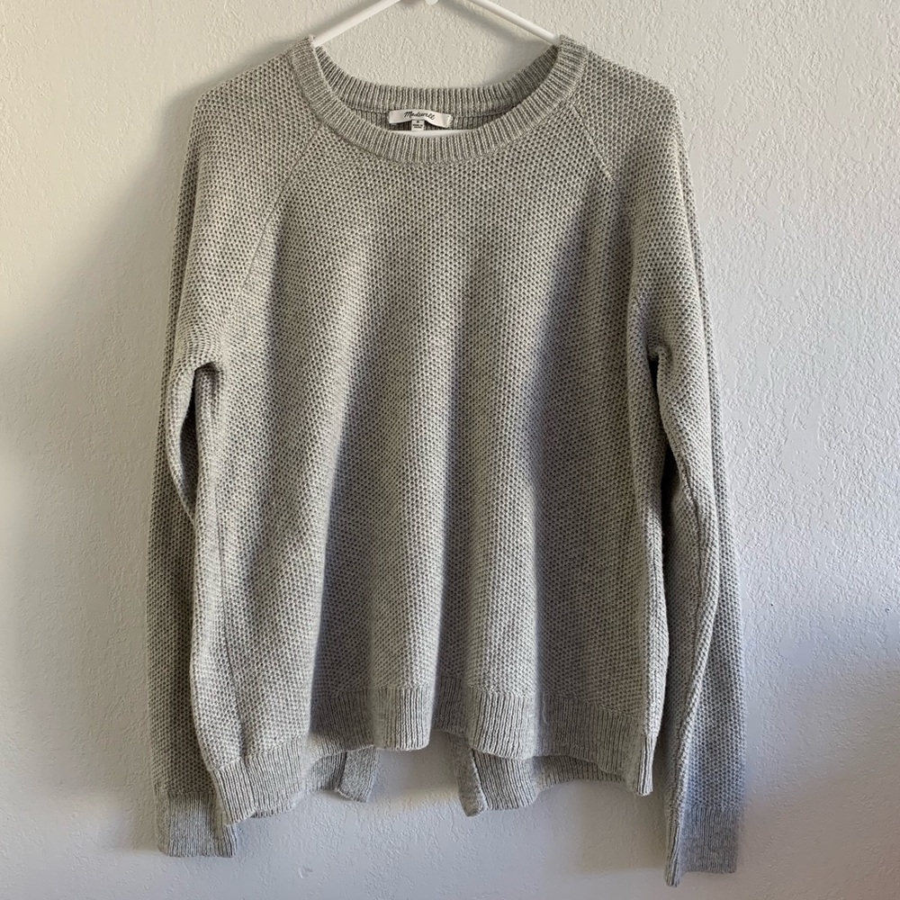 madewell province cross-back pullover sweater